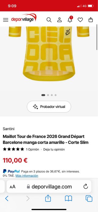 Maillot Tour de France 2026 Barcelona NUEVO