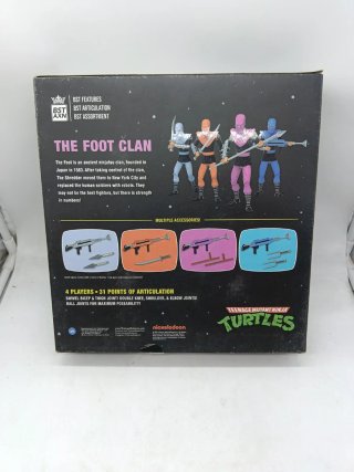 Figuras The Foot Clan TMNT Exclusive