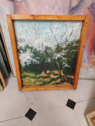 Cuadro al óleo de paisaje