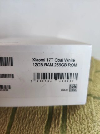 Xiaomi 17T Blanco 256GB