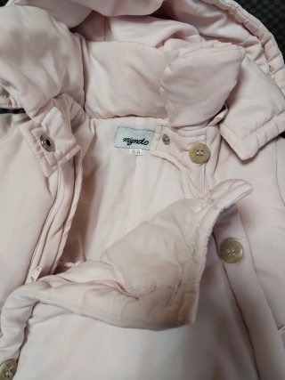 Buzo rosa 6-9 meses con manoplas