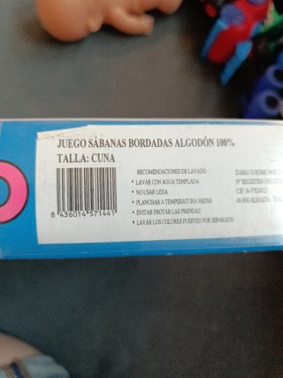 Juego Sábanas Cuna Algodón 100%