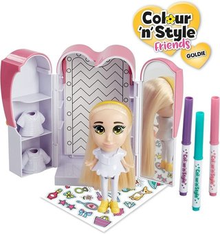 Muñeca Colour 'n' Style Goldie con Accesorios