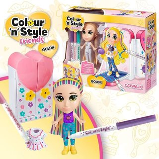 Muñeca Colour 'n' Style Goldie con Accesorios
