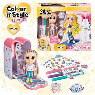 Muñeca Colour 'n' Style Goldie con Accesorios