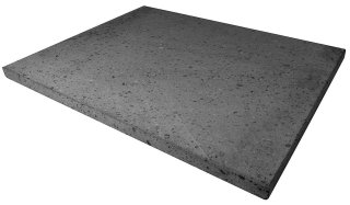 Pietra piastra Lavica Etna Teglia 35x30x3 BBQ