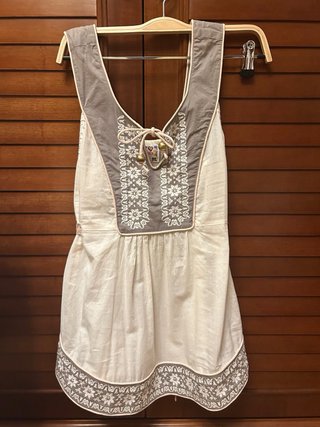 Top Flamenco bordado Talla M