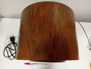 Radio de madera estilo vintage años 80