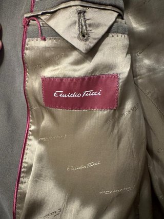 Blazer Emidio Tucci Talla 48 Verde Oliva