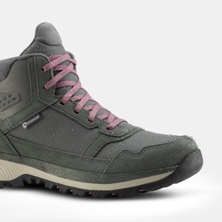 Botas de montaña y trekking impermeables piel Mujer Quechua