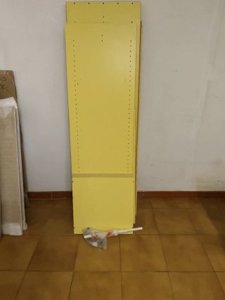 Armario 2 puertas madera 100x165x50