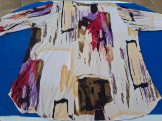 Blusón Talla 5XL Estampado. Medidas en descripción