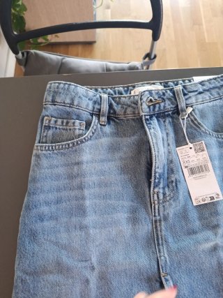 Falda vaquera midi Mango Talla XXS