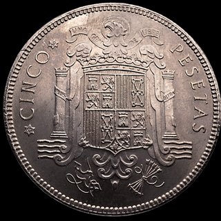 5 Pesetas 1949 Estrella 50 Estado Español