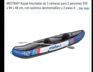 Kayak hinchable Mistral 2 personas