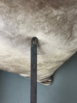 Cazo o Brasero antiguo de latón con soporte
