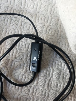 Auriculares / Cascos con cable y micrófono negros