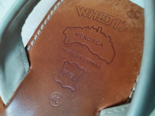 Sandalias Menorquinas Beige Talla 40