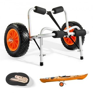 Kayak Cart, 113.4 kg Load Capacity, Foldable Kayak Trolley