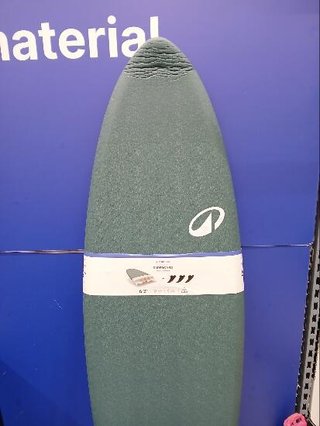 Tabla Shortboard Surf 500 Soft Rad Verde Pino 6'2 Espuma
