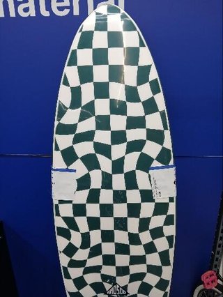 Tabla Shortboard Surf 500 Soft Rad Verde Pino 6'2 Espuma