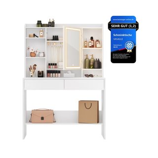 Tavolo da Toeletta con Luci LED · Vetro · Tavoli
