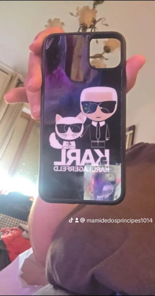 Funda Karl Lagerfeld iPhone Negra