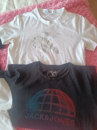 Lote 4 Camisetas Calvin Klein y Jack & Jones