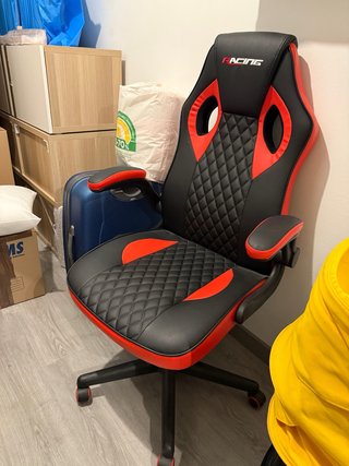 Silla Gamer RACING Negra y Roja