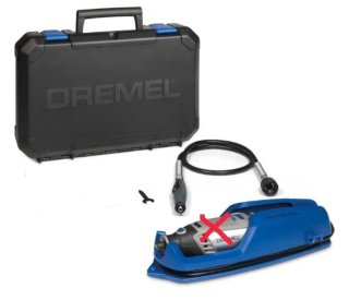 Accesorios Dremel. Maleta, soporte, y Dremel 225.