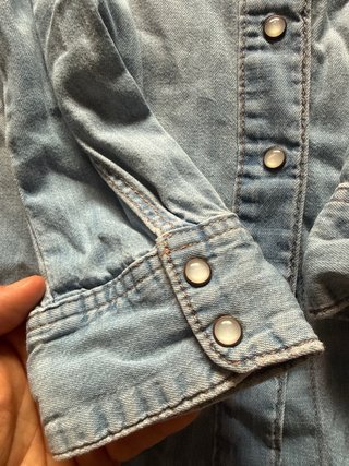 Camisa tejana H&M azul
