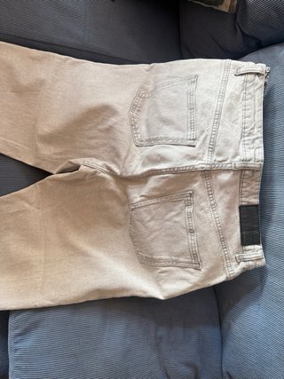 Pantalón ancho TALLA40 gris