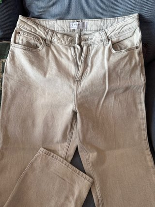 Pantalón ancho TALLA40 gris