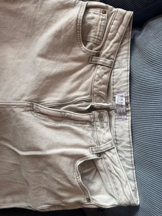 Pantalón ancho TALLA40 gris