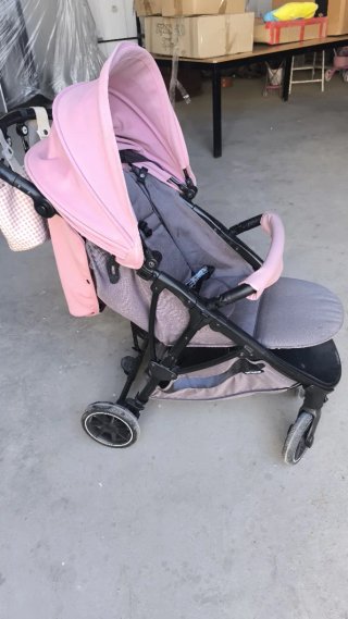 Silla de paseo ligera rosa