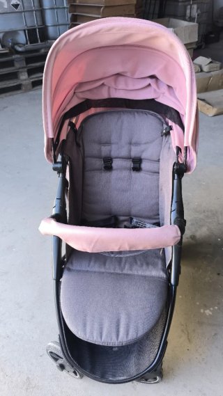 Silla de paseo ligera rosa