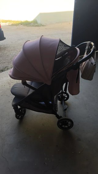 Silla de paseo ligera rosa