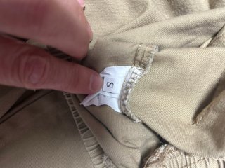 Pantalón jogger marrón talla S