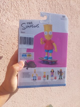 10 cm grande Bart Simpson con skate  Jakks Pacific