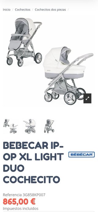 Bebecar IP-OP XL DÚO blanco