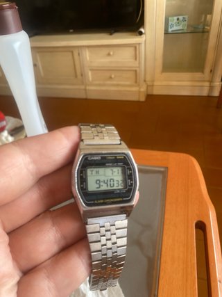 Reloj Casio Vintage Digital Plateado