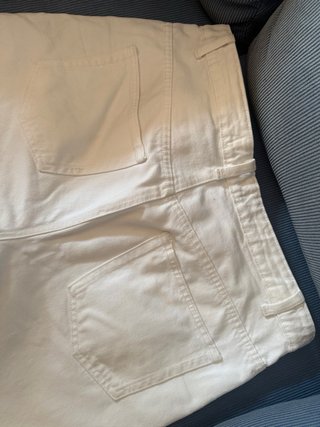 Shorts blanco vaquero TALLA 42