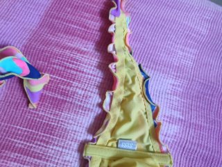 Costume bikini fantasia zig zag