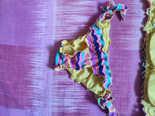 Costume bikini fantasia zig zag