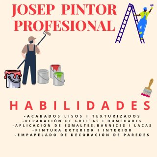 Jardinero de pintor profesional