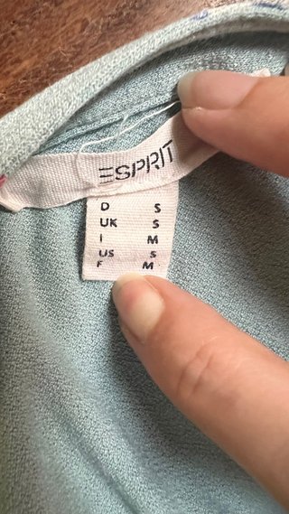 Vestido Esprit tipo pareo S/M estampado
