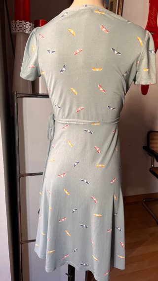 Vestido Esprit tipo pareo S/M estampado