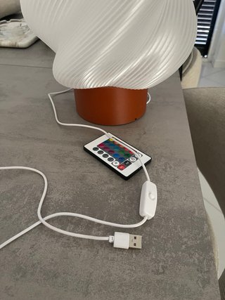 Lampada LED Design RGB Telecomando