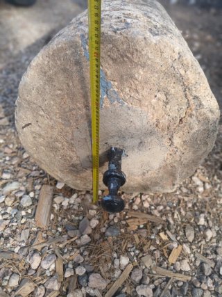 Rulo de piedra decorativo