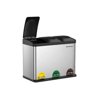 Pattumiera da Cucina 3 x 15L · Metallo · Utensili